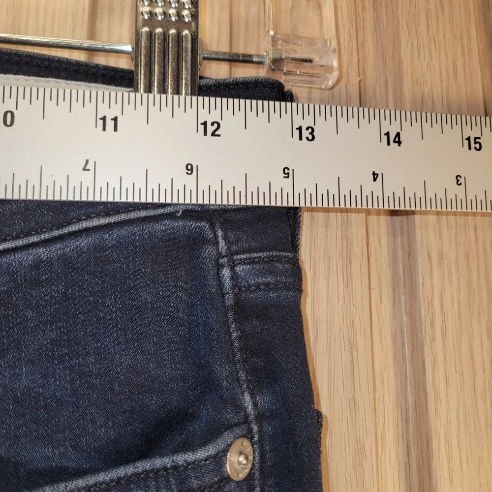 Rag & Bone Nina High-Rise Skinny Jeans Dark Indigo Wash Size 27 Made in USA